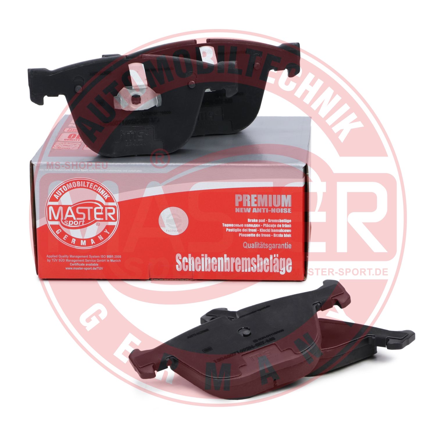 Placute frana MASTERSPORT GERMANY 13046071692N-SET-MS